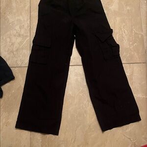 Old Navy Kids Black Cargo Pants